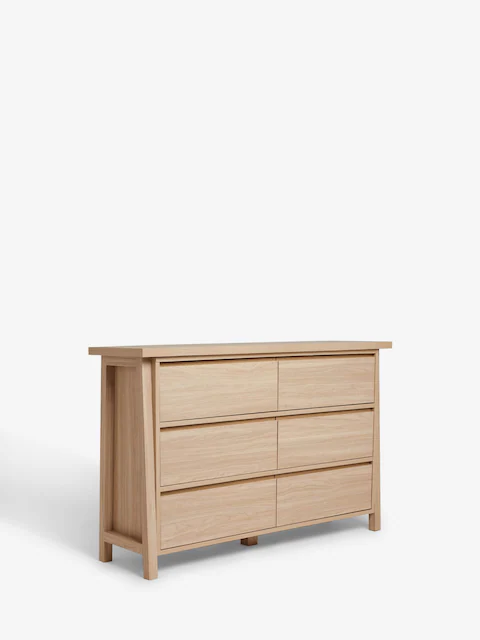 NATURAL CHEST 6 DRAWER 4