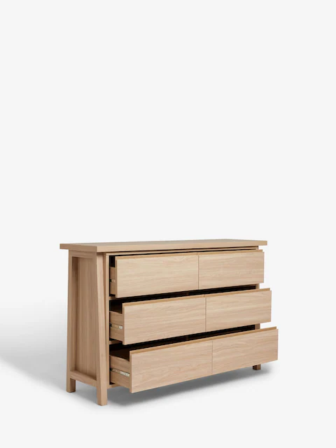 NATURAL CHEST 6 DRAWER 5